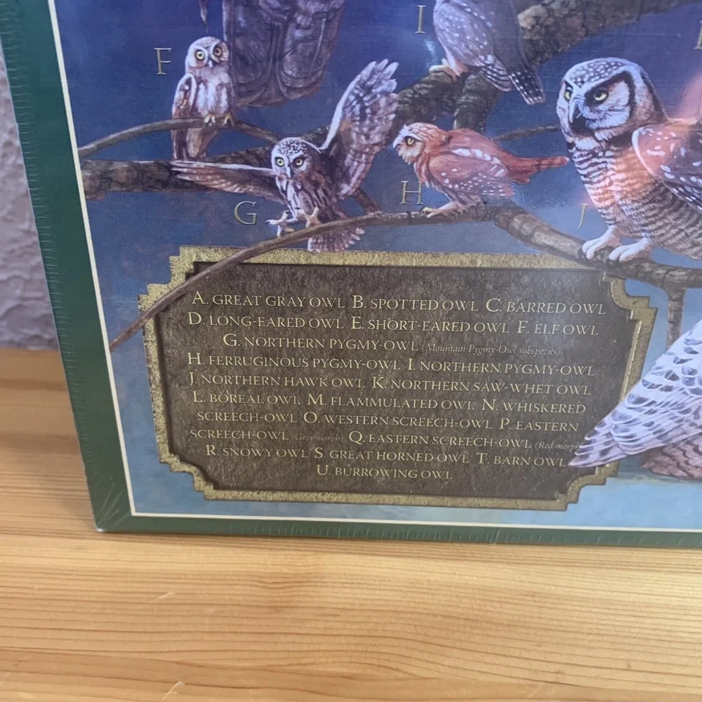 Owls of North America 1000 Pieces Jigsaw Puzzle Cobble Hill New Sealed